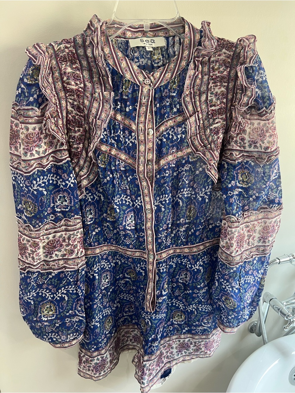 Sea New York Rosita long sleeve romper. Size 6